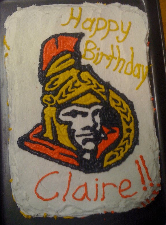 Senators Cake Gallery